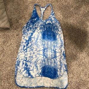 Mikoh Blue/White Tie Dye Cover-Up